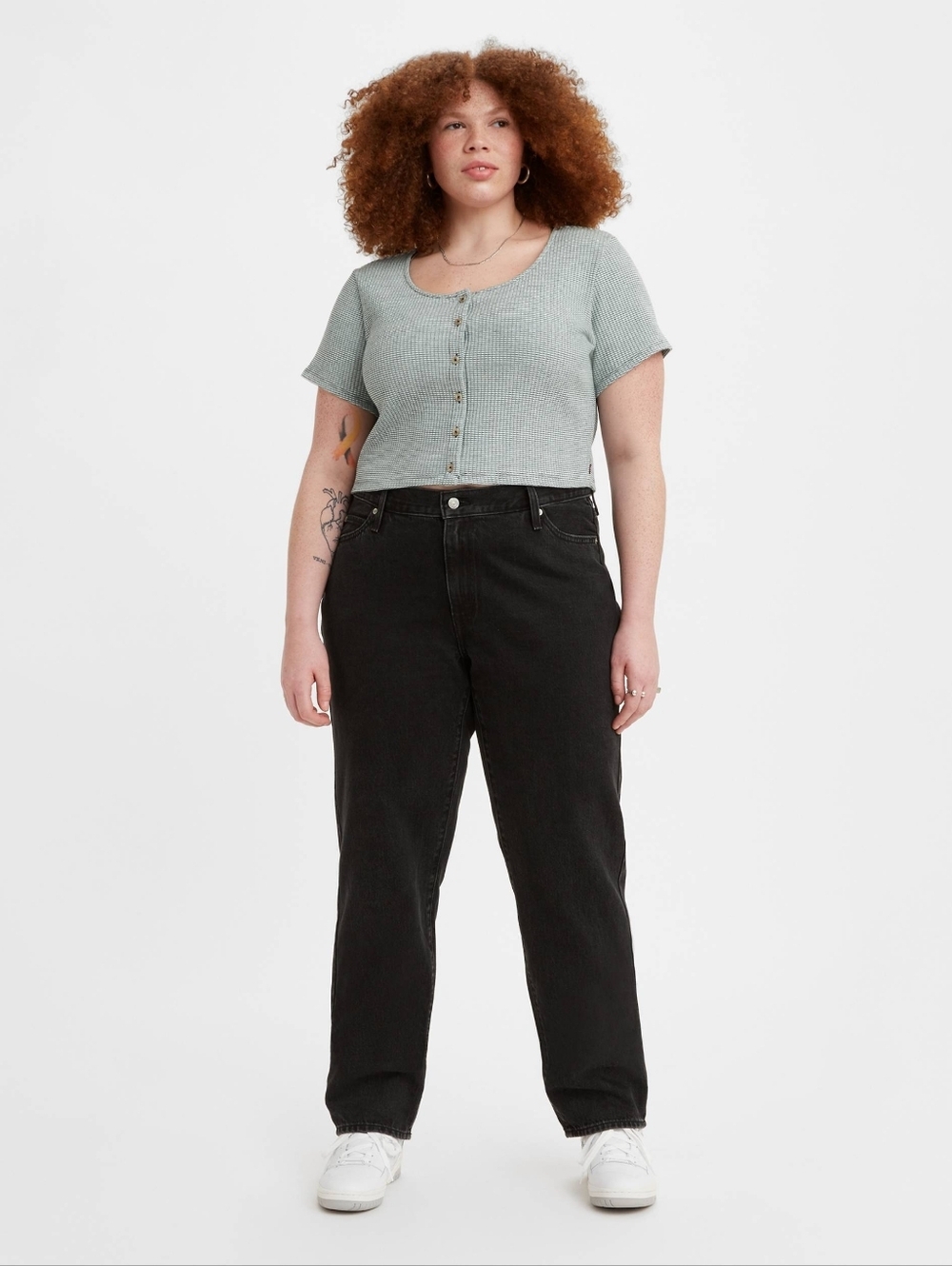 Levi's '94 Baggy Women's Jeans Plus Size in Black Stonewash NWT